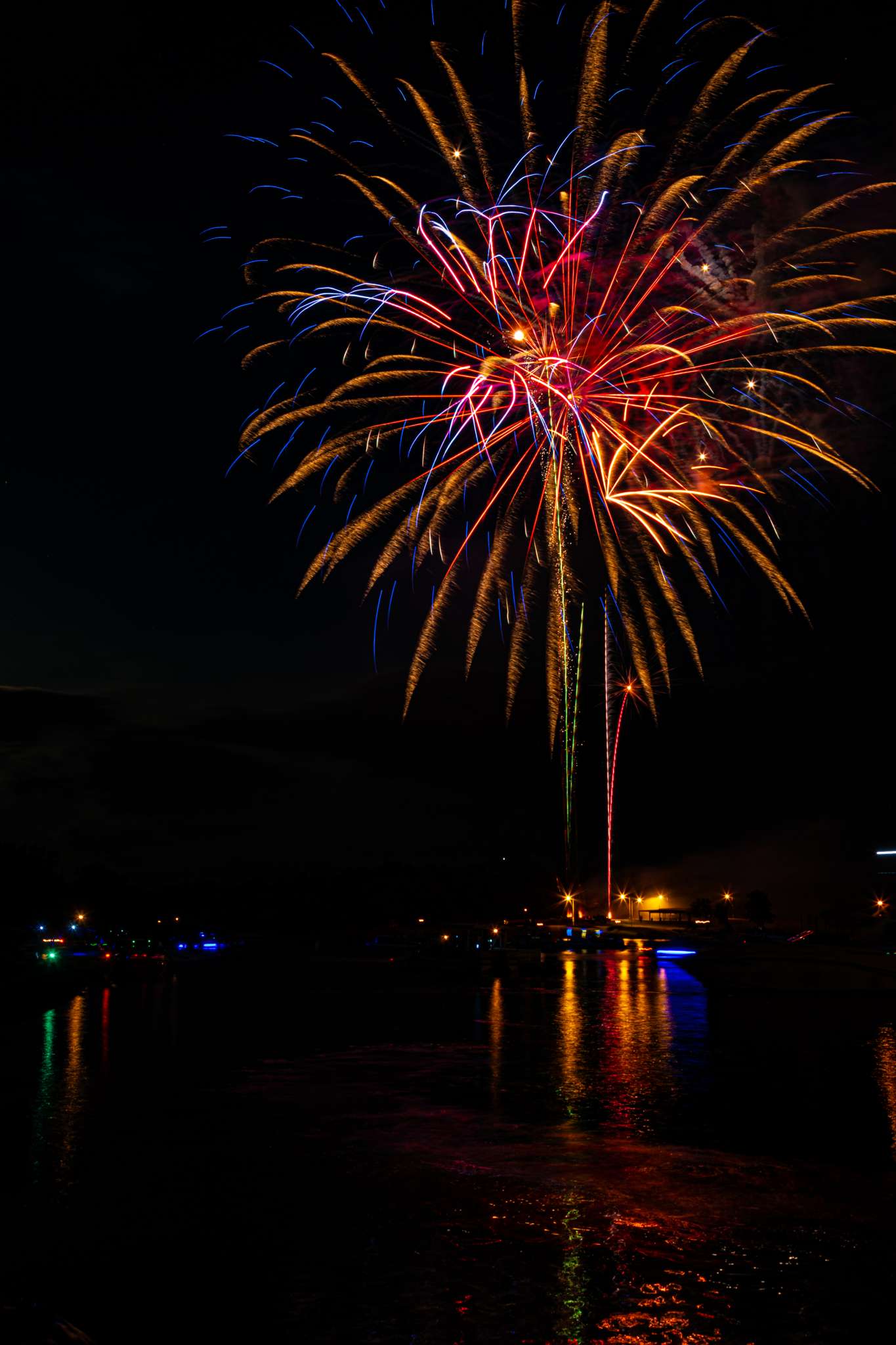 Eufaula, OK Lake Fireworks Show 4th of July Celebration