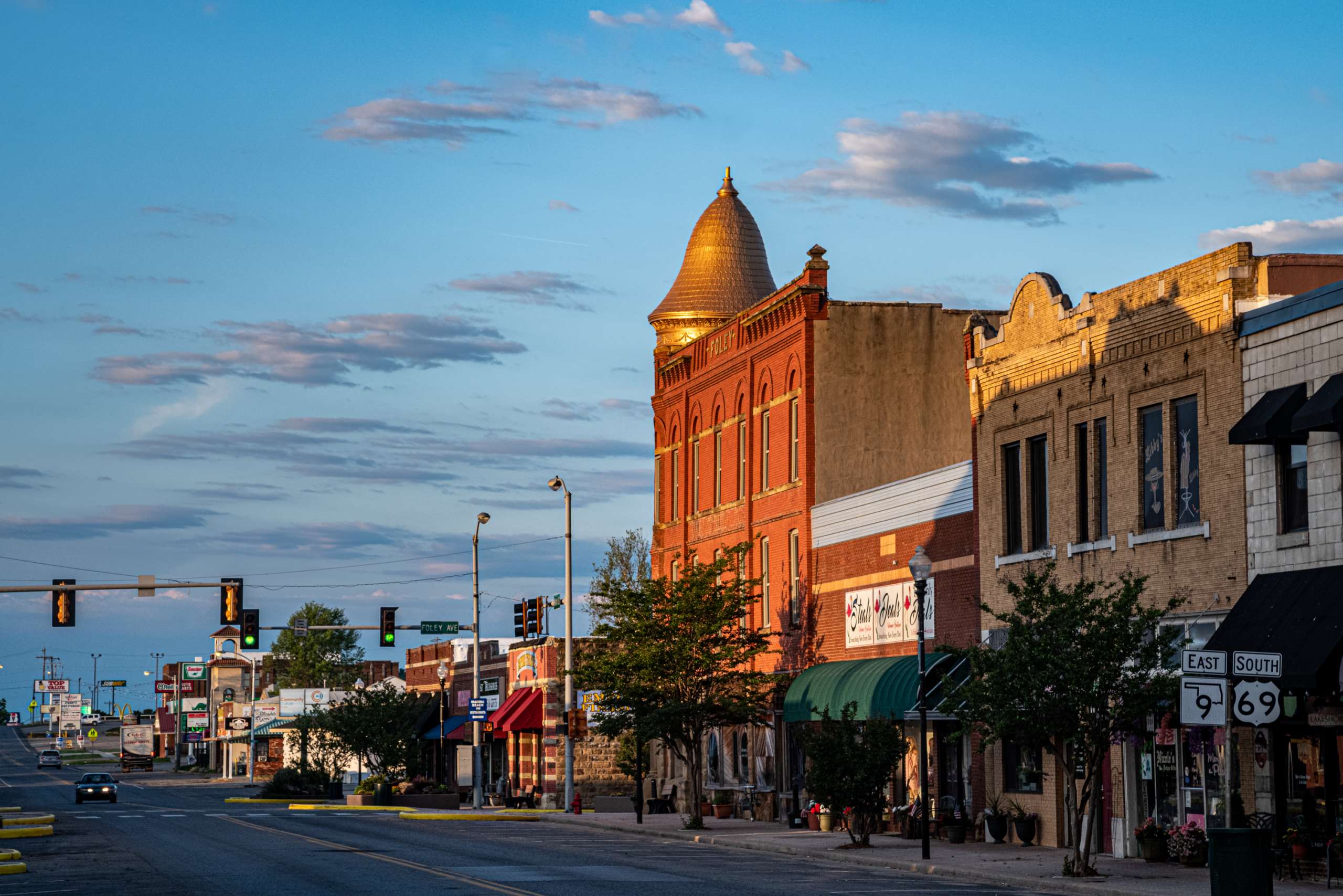Eufaula, Oklahoma Historic Downtown Architecture Shops